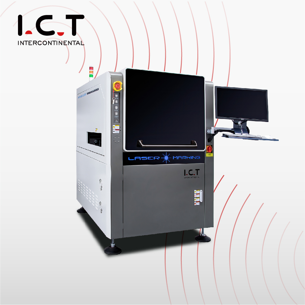 TIC |PCB fiber fly QR code Macchina da stampa per marcatura laser con rotativa
