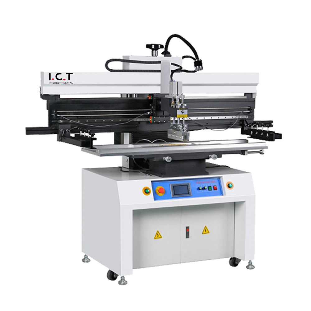 I.C.T-P12 | Schermo semi-automatico ad alta precisione SMT stampino stampante in SMD catena di montaggio
