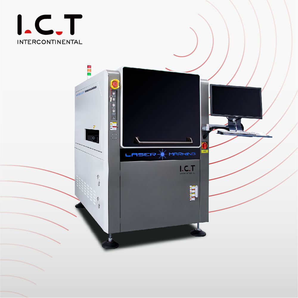 ​ICT-400 |Macchina per marcatura laser a fibra Co2 UV Macchina Raycus Galvo