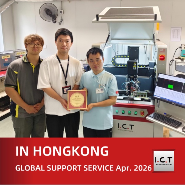 I.C.T Supporto tecnico globale per la macchina per rivestimento conforme a Hong Kong