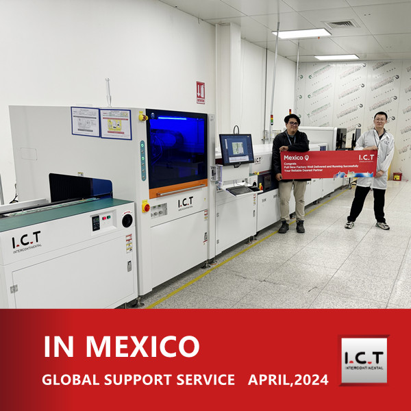 I.C.T fornisce una linea di rivestimento conforme con funzione di ritorno in Messico