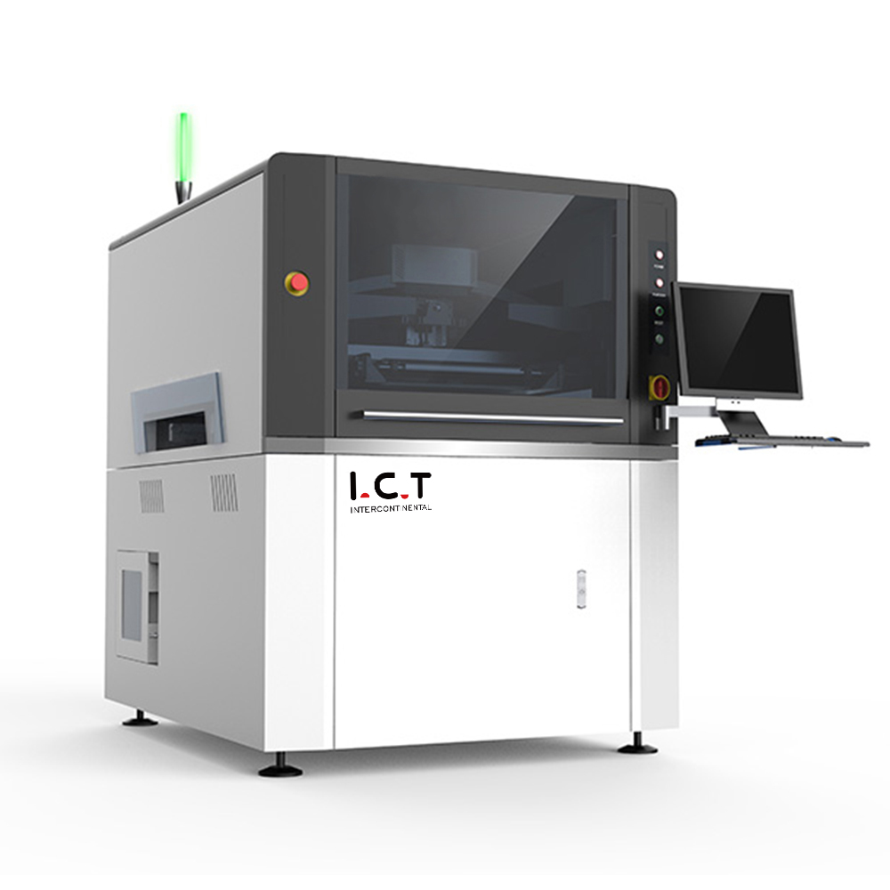 TIC |ict-4034 ully automatico SMT PCB supporto della macchina da stampa stencil frameless